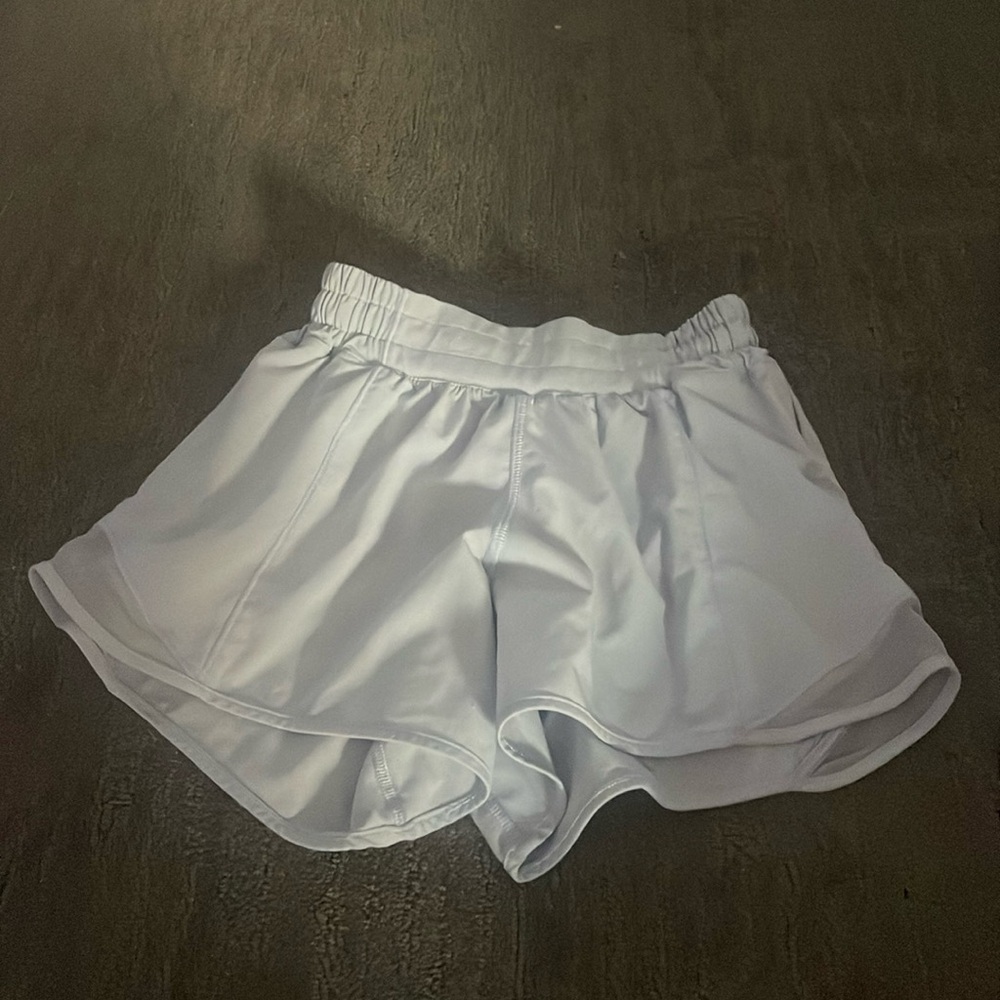 Light Blue Lululemon 4in hotty hots